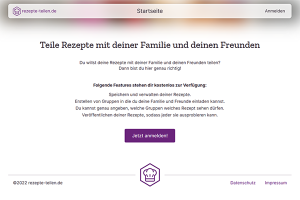 rezepte-teilen.de - Rezepte mit deiner Familie und deinen Freunden teilen